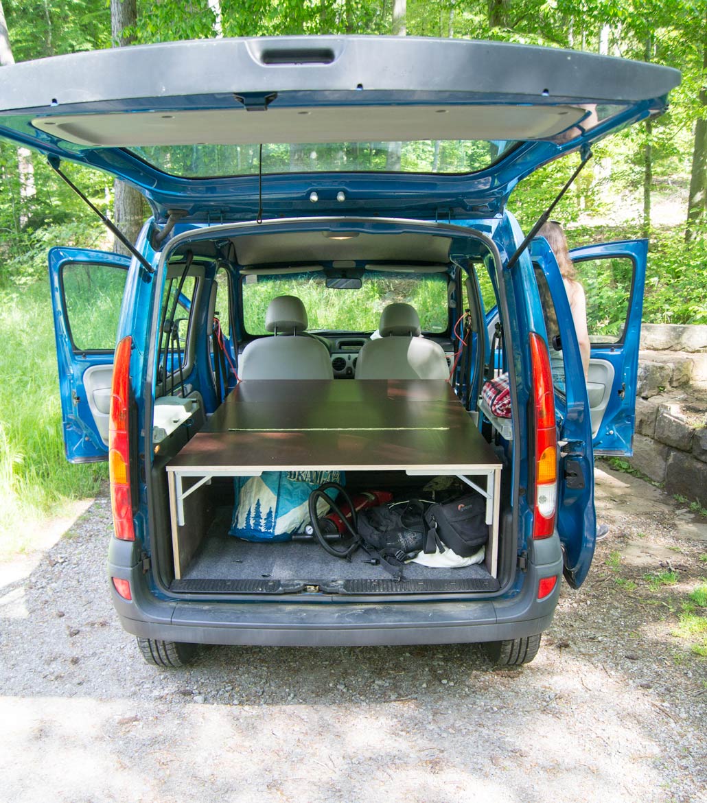 diy minivan camper